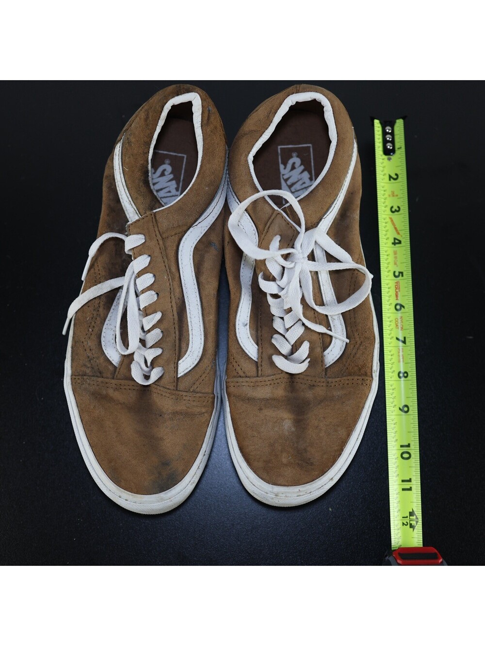 Vans Men's Size 12 Brown Suede Old Skool Water-Repellent Sneakers